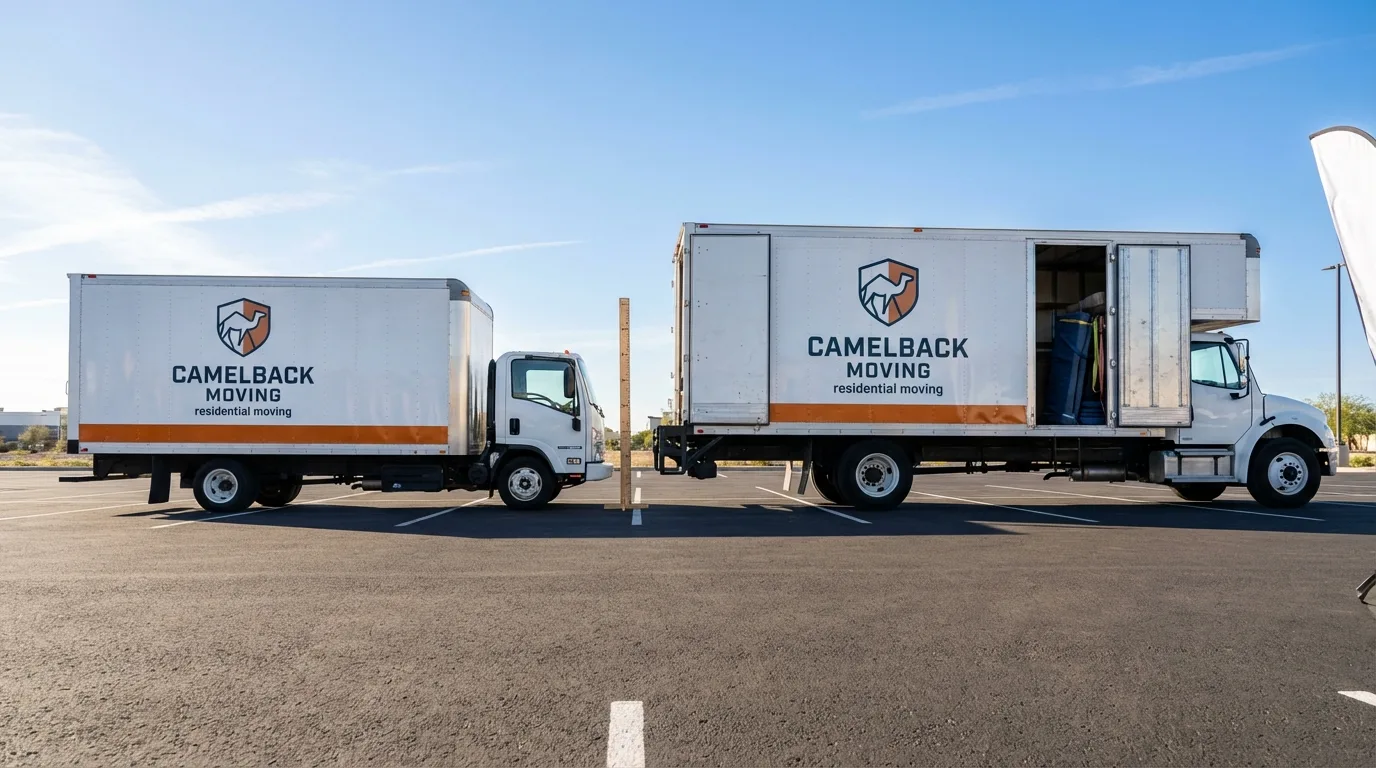 Moving truck size capacity guide in Pennsboro